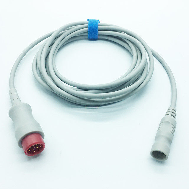 Mindray Invasive Blood Pressure Cable , TPU Jacket Ibp Pressure Transducer