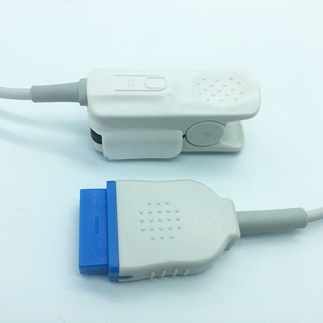 GE Adult Finger Clip Nellco Spo2 Sensor 3 Meter Cable 11 Pin Marquette Compatible