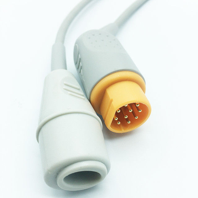 Latex Free IBP Transducer Cable Compatible Siemens Drager To Edward Transducer Adapter