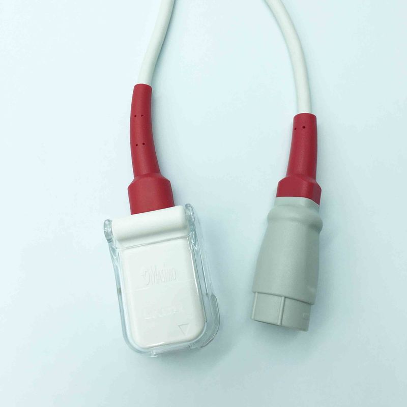 Reusable Monitor SPO2 Sensor Probes Adult Finger 3 Meter 19 Pin For Masimo