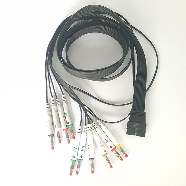 Schiller Female Connector 10 Leads Holter Recorder Cable