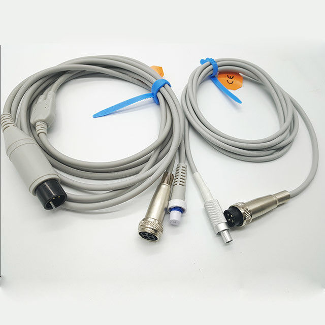 In - Line Injection Cardiac Cable TPU Skin Temperature Probes