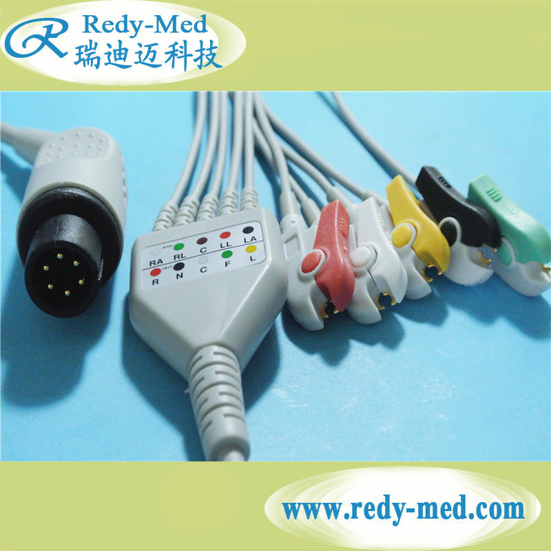 IEC AHA Common AAMI 3 5 Lead One Piece ECG Cable
