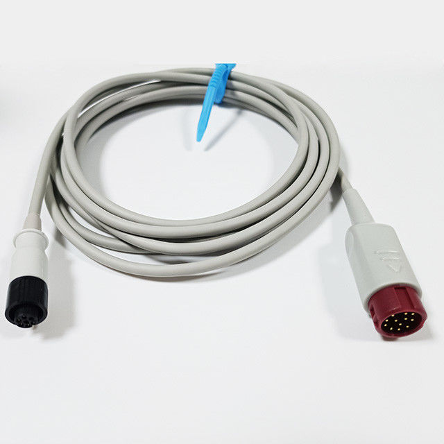 TPU IBP Blood Pressure Cable Adapter To Medix Connector Transducer