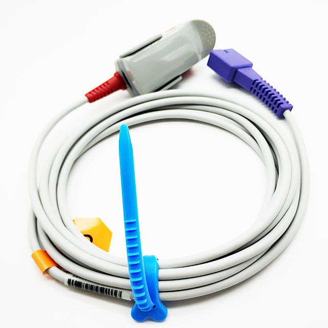 Encrypt Nellcor Reusable Spo2 Sensors , TPU 3m Pulse Oximeter Finger Sensor