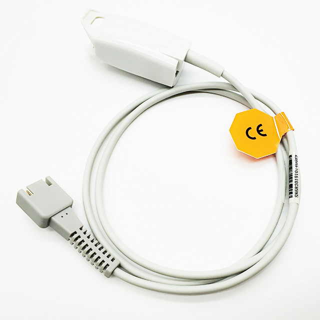 Masimo Oximax Reusable Monitor SPO2 Sensor Adult Finger Clip DB 9 Pin Plug