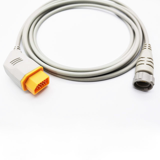 Nihon Kohden Compatible IBP Cable Argon Connector CE / ISO13485 Certificated