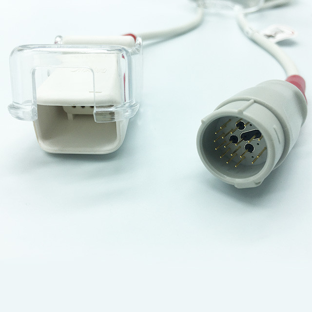 Reusable Monitor SPO2 Sensor Probes Adult Finger 3 Meter 19 Pin For Masimo