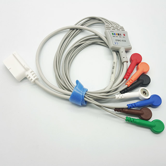 GE Seer 1000 20 Pin 7 Lead Holter Monitor Ecg Cable
