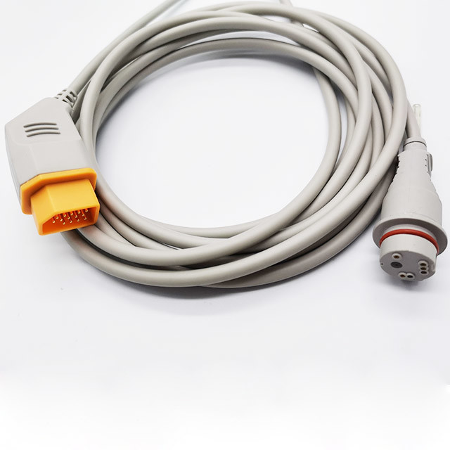 Nihon Kohden To Utah TPU 3.0m IBP transducer Cable