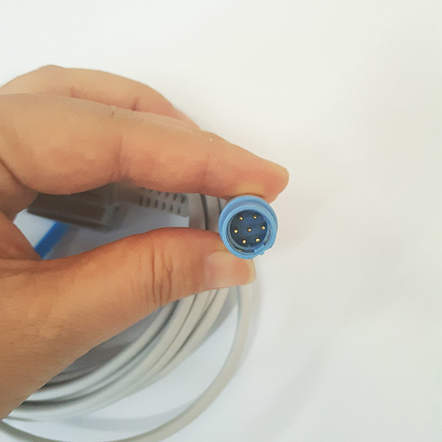 Finger Clip Drager Latex Free 7 Pin Siemens Spo2 Sensor