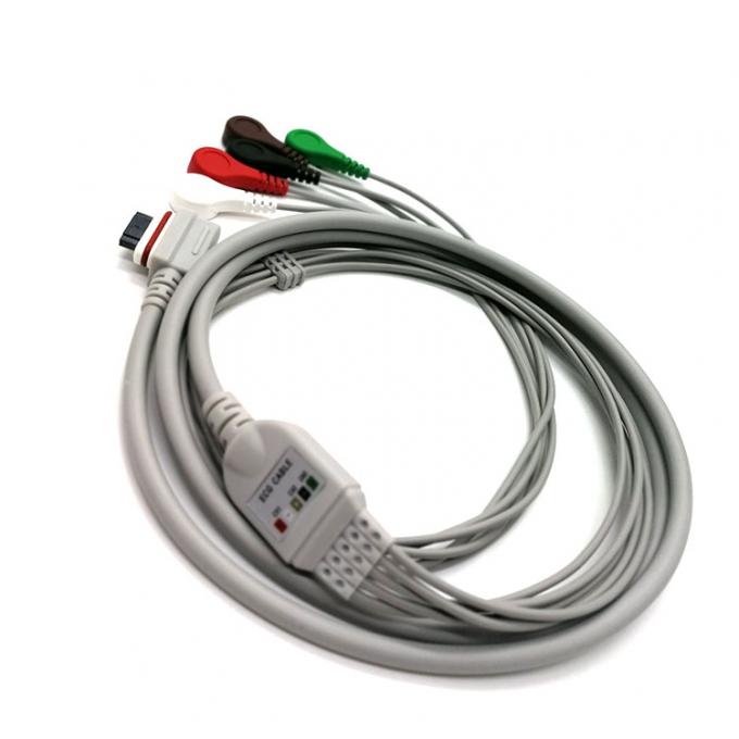 Cavo Di Un Pezzo Di GE Holter Ecg, Cavi Holter Monitor Equipment Del - Foto 5