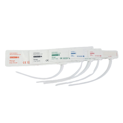 Disposable Blood Pressure NIBP Cuffs Measure Neonate #1-#5 Single Tube