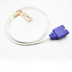White Nellco Oximax Spo2 Sensor , DB 9 Pin Pediatric Disposable Oxygen Sensor