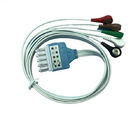 HP / PH 5 Leads 90cm Length 3 Clips Disposable ECG Cables