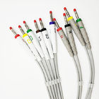 Banana IEC 3.6M EKG Cables Compatible GE TPU Material 10K resistor