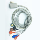 Snap Connector 7 Lead Wires AHA GE Holter ECG Cable