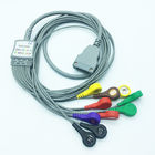 10 Leads Beneware Holter Recorder ECG Cable With Snap IEC