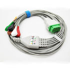 11 Pin TPU GE Marquette ECG Cables And Leadwires