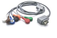 Borsam ITengo+ Snap AHA Holter 5 Lead Ecg Cable TPU Materials