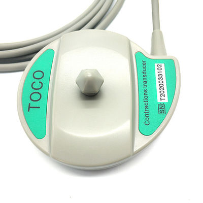 Toco round gray 6 Pin Fetal Monitor Transducer TPU Material