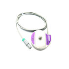 White Color Round 9 Pin Fetal Ultrasound Transducer TPU Material
