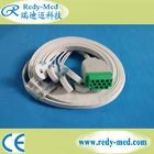 Compatible GE 11Pin Disposable ECG Lead Wires Snap type for Patient Monitor
