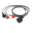 Holter ECG Recorder Cable 4 Lead ECG Snap Connector Complitility With PH
