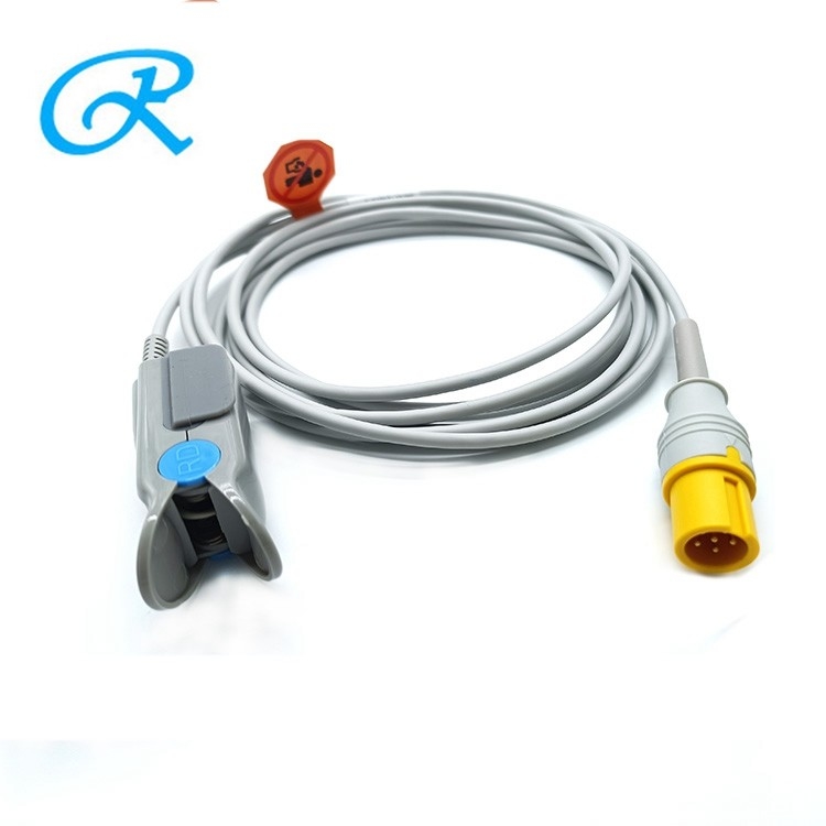 Contec 5 Pin Adult Finger Clip Spo2 Sensor TPU Material Medical Accessories
