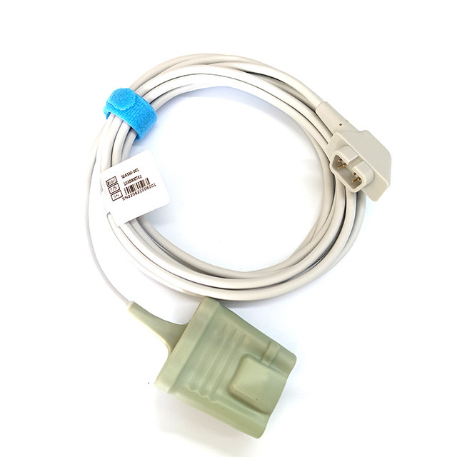 CE&ISO13485 CSI Monitor Spo2 Sensor Adult Soft Tip 3m Long 6PIN