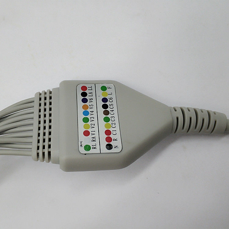 Shidaishuma Snap Holter ECG Cable Monitor For Patient AHA Shandard 91cm Length