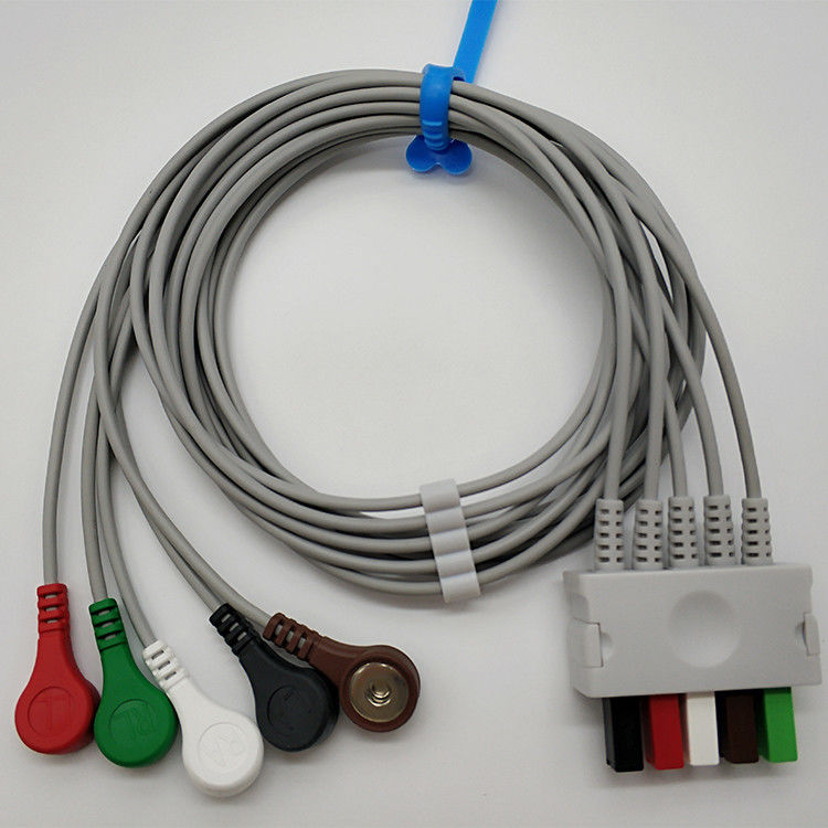 90cm Siemens Ecg Lead Cable For ECG Monitor Connector Wear Resistant