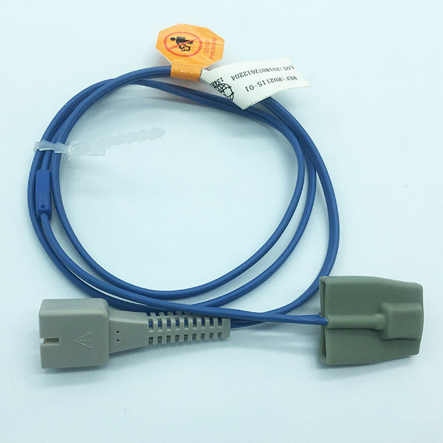 Pediatric Soft Tip Finger Clip Spo2 Sensor 1.1 Meter 7 Pin Non Oxima TPU Cable