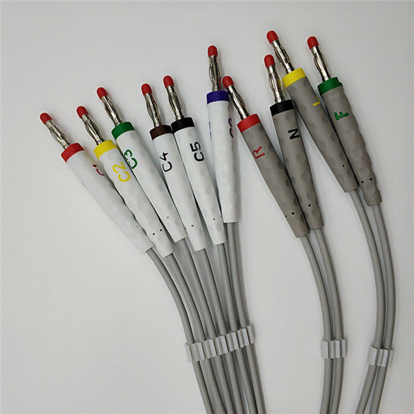 Banana Connector Marquette ECG EKG Adapter Cables 10 Leads
