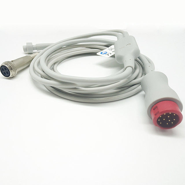 TPU 2.7m 12 Pin Mindray Medical Cardiac Cable