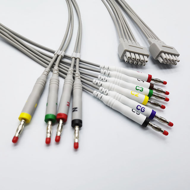 Schiller 4.0 Banana Lead Wire And Truck EKG Cables