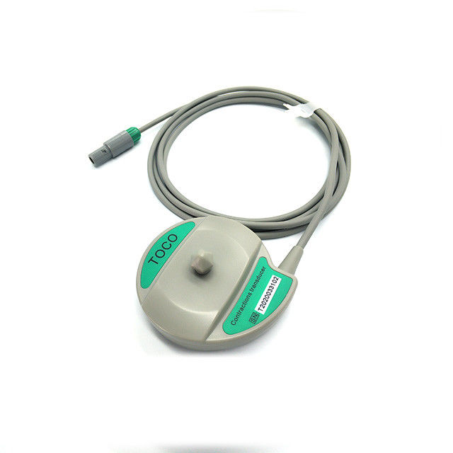 Toco round gray 6 Pin Fetal Monitor Transducer TPU Material