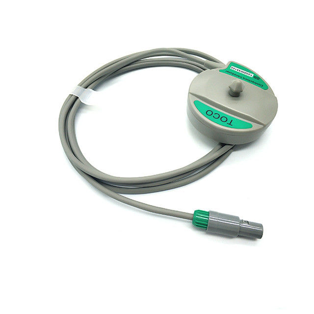 Toco round gray 6 Pin Fetal Monitor Transducer TPU Material