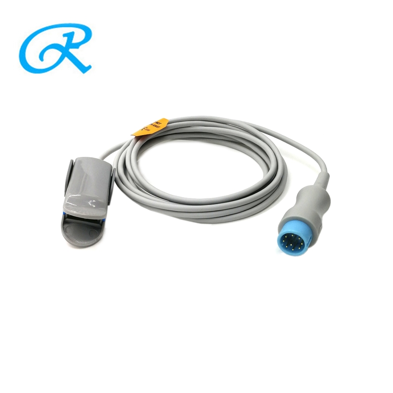 Biolight Q series Adult Clip SpO2 Sensor 9 Pin For Biolight Patient monitor