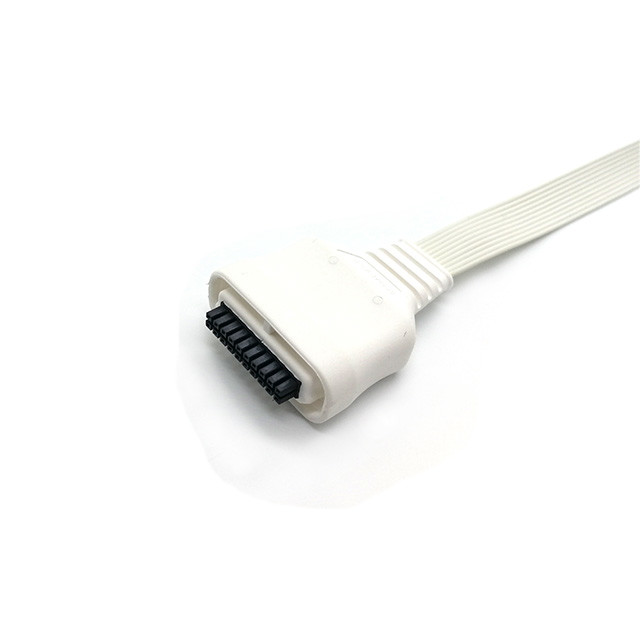 Holter AHA Standard 10 Lead ECG Cable clip / snap connector For Edan DX12