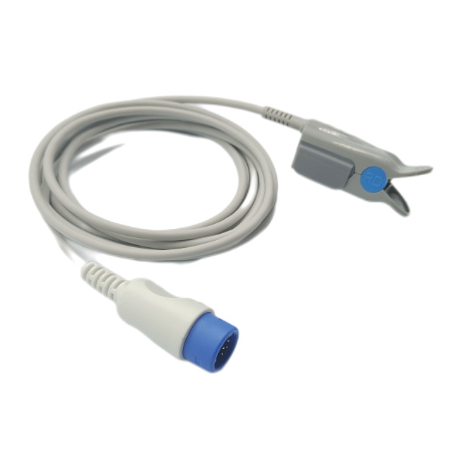 Adult Patient Grey Medical SpO2 Sensor 3m Lengh compatibile For Comen