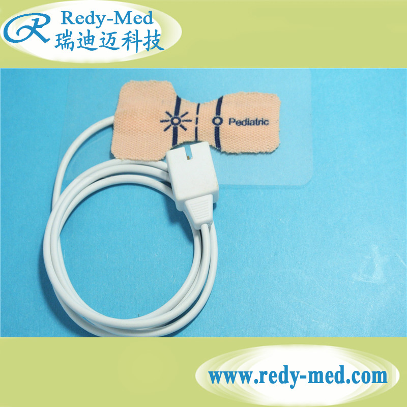 Covidien Nellco Disposable SPO2 Sensors Male 7 Pin Connector Pediatric Adhesive