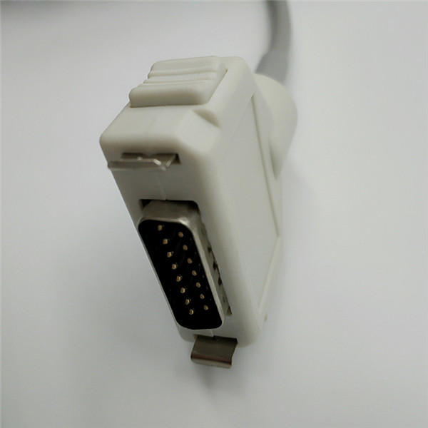 Fukuda Denshi 3mm EKG Cables One Piece With Banana DB15 Pin Connector