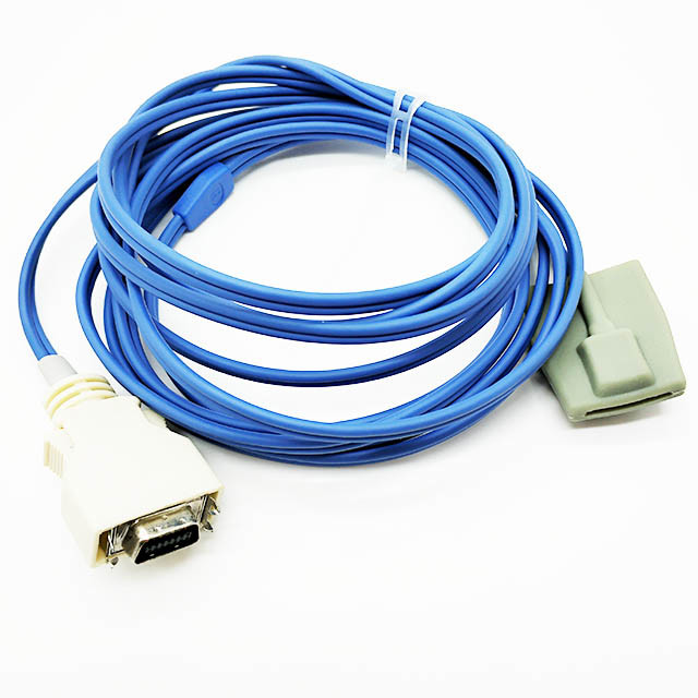  Soft Tip 3 Meters Cable Pediatric Spo2 Sensors , 14 Pin Infant Spo2 Sensor