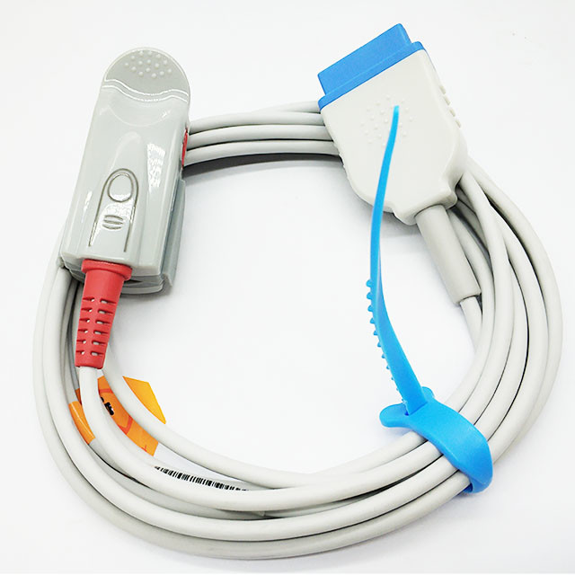 Reusable GE Datex-Ohmeda adult 3M Medical Oxygen Saturation Monitor SPO2 Sensor For Hospital Oem / Odm