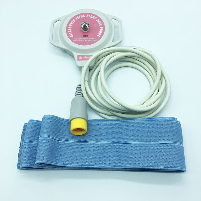 Ultrasound Fetal Monitor Transducer Heart Rate Probe FECG Comen US01-RQ-1F