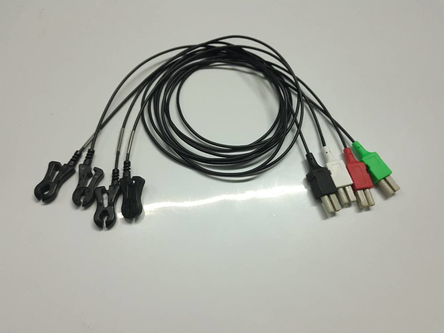 GE IVY 3150 CLIP Connector Radiotransluent Safety Leadwires ECG