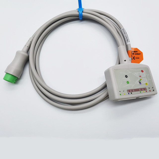 ISO 13485 Mindray TPU EKG Cables For Patient Monitor