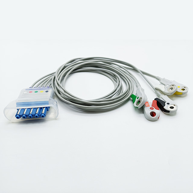 0.9m IEC Holter Recorder ECG Cable For PH Telemetry Monitor