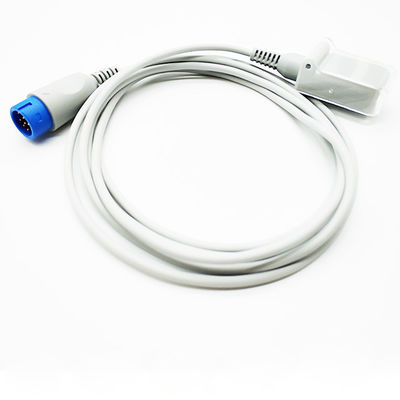 C70 12 Pin PH Extension Cable , Portable Covidien Nellco Spo2 Sensor